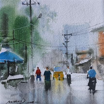 Painting 12 by Alexraj | Painting Figurative Watercolor Life style