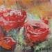 Gemälde Flowers 20 von Nelleke Smit | Gemälde Figurativ Stillleben Öl Acryl