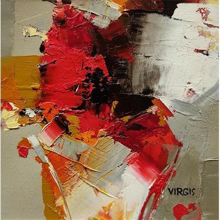 Painting WITHOUT MERCY by Virgis | Painting Abstract Oil Minimalist