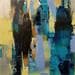 Painting Never asked question by Virgis | Painting Abstract Oil Minimalist