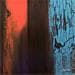 Peinture Bandes colorées n°22 par Becam Carole | Tableau Abstrait Minimaliste Huile