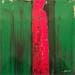Peinture Bandes colorées n°38 par Becam Carole | Tableau Abstrait Minimaliste Huile