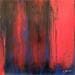 Painting Bandes colorées n°35 by Becam Carole | Painting Abstract Minimalist Oil