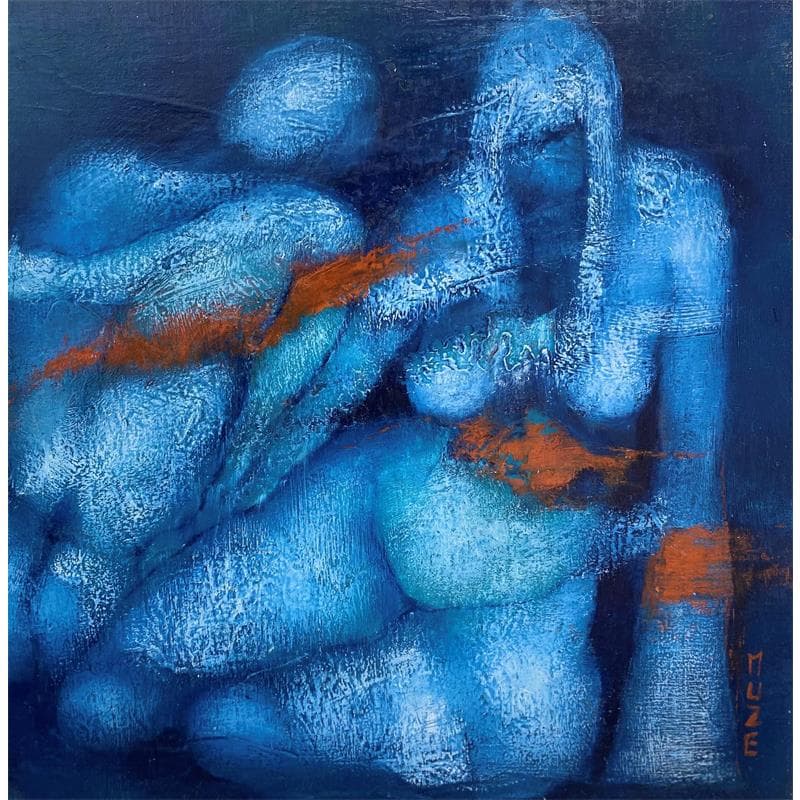 Painting Conversation by Muze | Painting Figurative Nude Oil