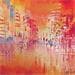 Painting PASSION by Levesque Emmanuelle | Painting Abstract Urban Oil