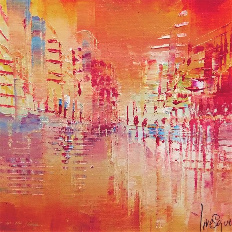 Painting PASSION by Levesque Emmanuelle | Painting Abstract Oil Urban