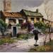 Painting Callejuela by Cabello Ruiz Jose | Painting Landscapes Oil