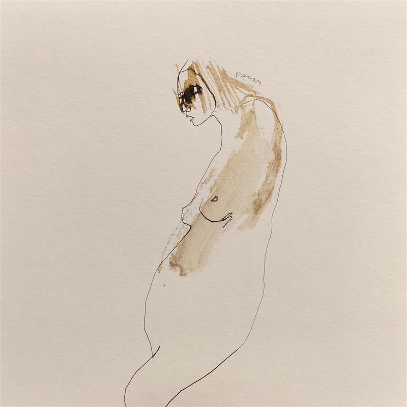 Painting Nude by Pagny Corine | Painting