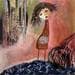 Peinture Célli par Thoirey Fourcade Florence | Tableau Art naïf Scènes de vie Acrylique