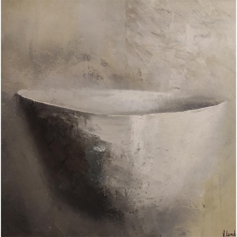 Painting Bowl of dreams 4 by Lundh Jonas | Painting Figurative Minimalist Acrylic