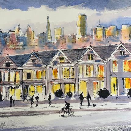 Painting SF Windows by Jones Henry | Painting  Watercolor