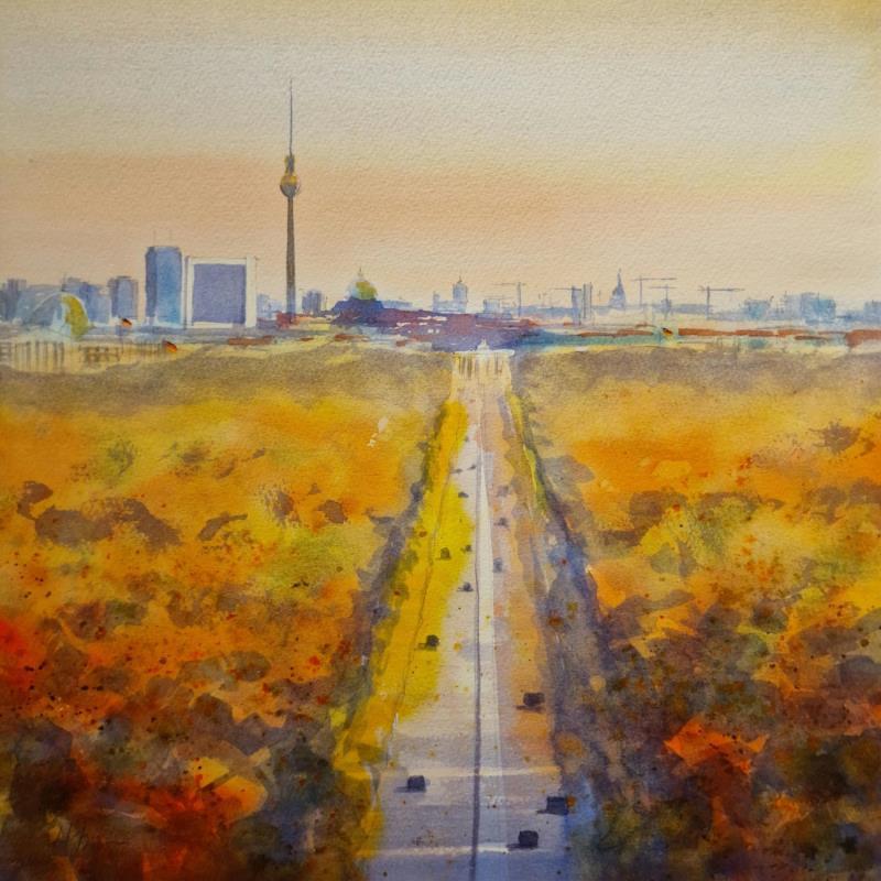 Peinture Berlin Road par Jones Henry | Tableau  Aquarelle