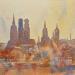 Gemälde Munich light von Jones Henry | Gemälde Aquarell