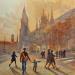 Painting Munich peaple by Jones Henry | Painting Watercolor