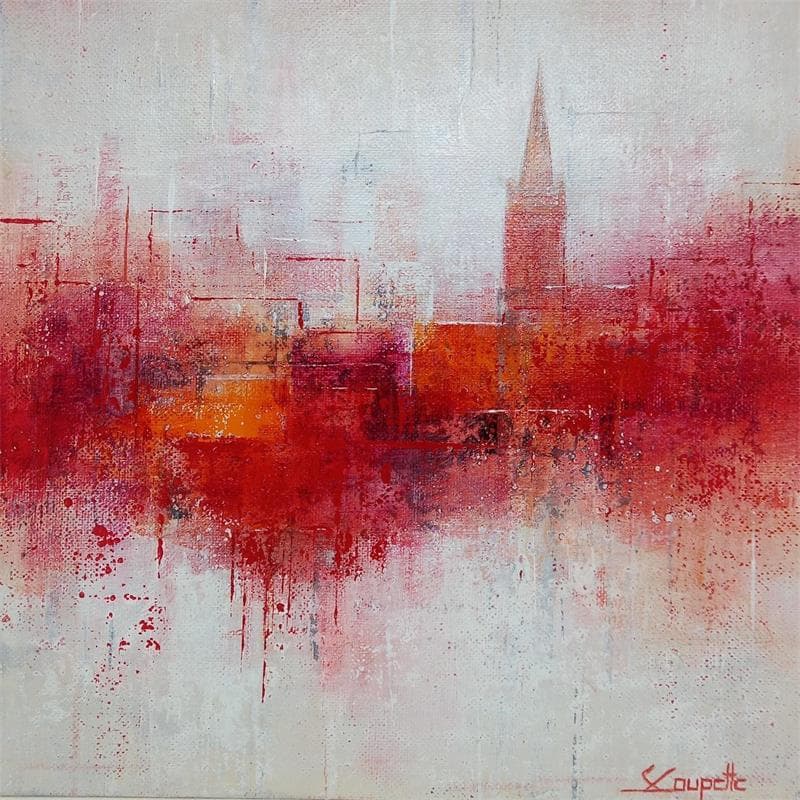 Painting FRIENDLY by Coupette Steffi | Painting Abstract Urban Acrylic