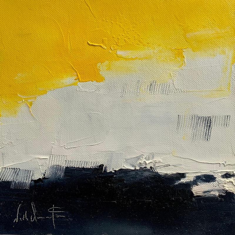 Painting J'aime l'idée by Dumontier Nathalie | Painting Abstract Oil Minimalist