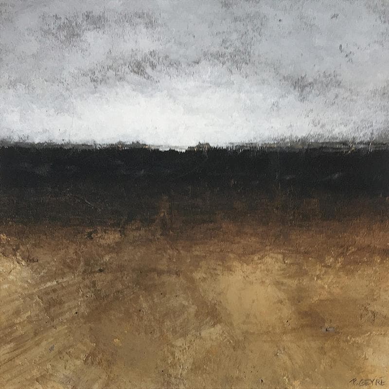 Gemälde Horizon 1 von Geyre Pascal | Gemälde Abstrakt Minimalistisch Acryl
