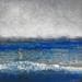 Painting Horizon bleu by Geyre Pascal | Painting Abstract Minimalist Acrylic