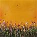Painting Yellow sun by Herring Lee | Painting Figurative Mixed