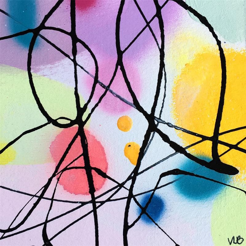 Painting Summer vibes by Bjerker | Painting Abstract Acrylic Minimalist