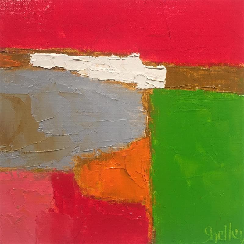 Painting Dédicace by Shelley | Painting Abstract Oil Landscapes