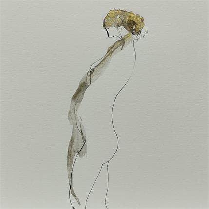 Peinture Nu féminin par Pagny Corine | Tableau Figuratif nu