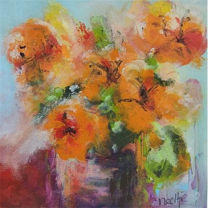 Painting Flowers 10 by Nelleke Smit | Painting Figurative Acrylic, Oil still-life