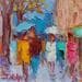 Painting Sous la pluie by Volpi Jacques | Painting Figurative Life style Oil