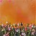 Painting Orange sunshine by Herring Lee | Painting Mixed