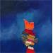 Peinture Renforcer ses ailes par Lau Blou | Tableau Abstrait Minimaliste Acrylique