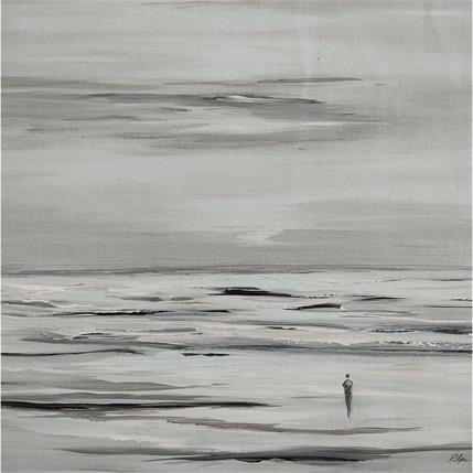 Gemälde Sur la plage von Macee | Gemälde Figurativ Öl Landschaften, Marine