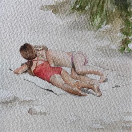 Painting Confidences by Rovira Gustems Marta | Painting Figurative Watercolor Life style