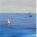 Peinture Ocean 3 par Castignani Sergi | Tableau Figuratif Acrylique Vues marines