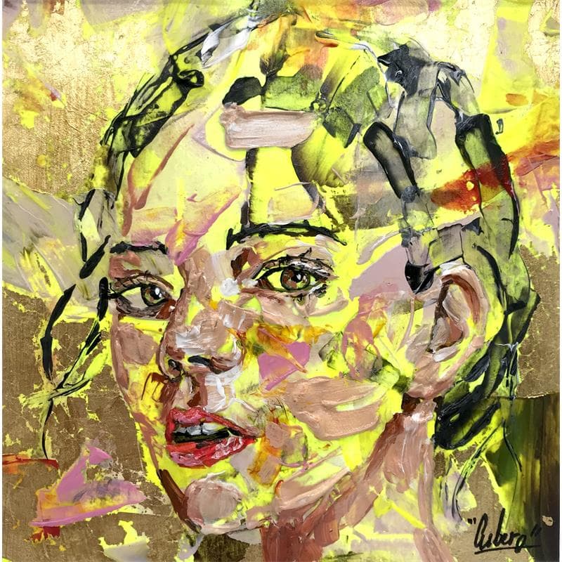 Painting 19A by Cubero Nathalie | Painting Figurative Portrait Acrylic