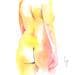 Painting NF35 by Loussouarn Michèle | Painting Figurative Watercolor Nude