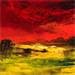 Painting Demain il fera beau by Dalban Rose | Painting Raw art Landscapes Oil