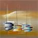 Peinture Lumière d'été par Munsch Eric | Tableau Abstrait Marine Huile