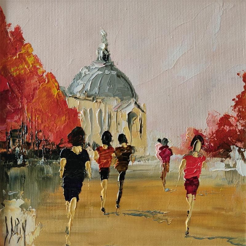 Painting Les Invalides by Dupin Dominique | Painting Figurative Oil Life style