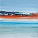 Peinture Horizon en couleur par Fièvre Véronique | Tableau Figuratif Acrylique Vues marines