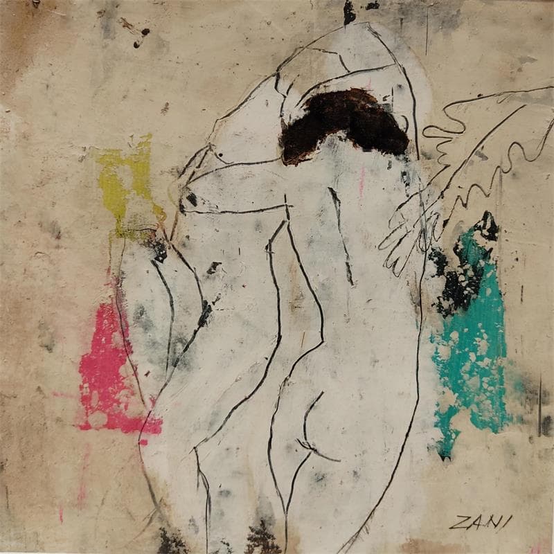 Gemälde Love von Zani | Gemälde Figurativ Akt Acryl
