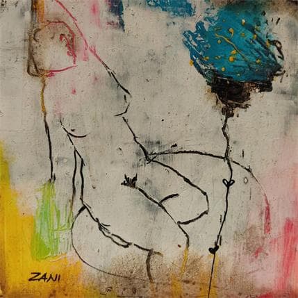 Peinture Body par Zani | Tableau Figuratif Mixte nu