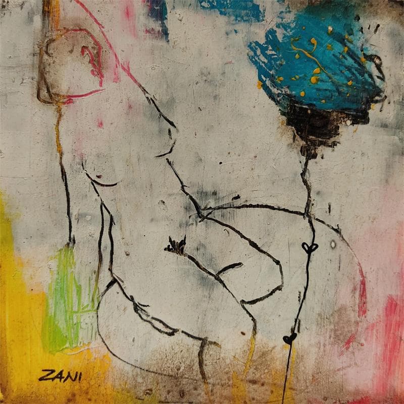 Gemälde Body 2 von Zani | Gemälde Figurativ Akt Acryl