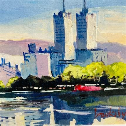 Painting Central Park reflections by Brooksby | Painting
