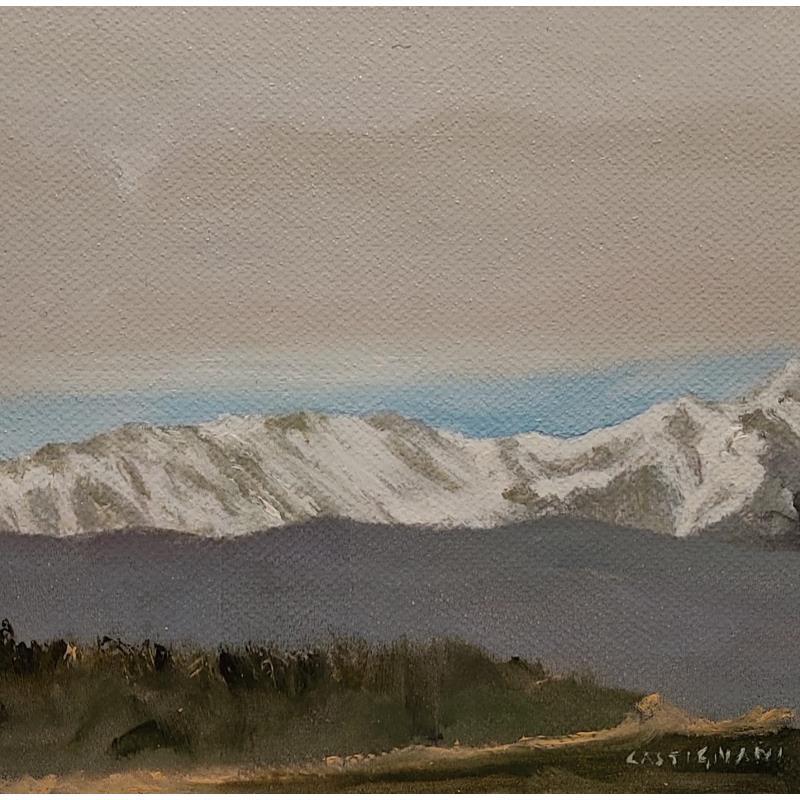 Gemälde Mountains 1 von Castignani Sergi | Gemälde Figurativ Landschaften Öl Acryl