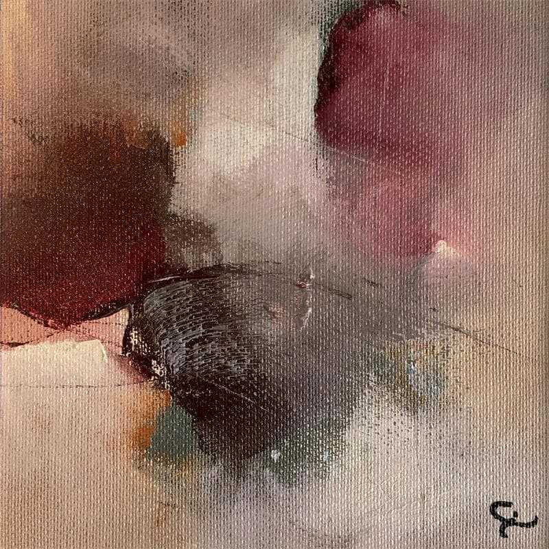 Painting Soprano by Teoli Chevieux Carine | Painting Abstract Minimalist Oil Acrylic