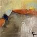 Gemälde Epomeo von Teoli Chevieux Carine | Gemälde Abstrakt Minimalistisch Öl Acryl