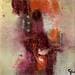 Gemälde Medium von Teoli Chevieux Carine | Gemälde Abstrakt Minimalistisch Öl Acryl