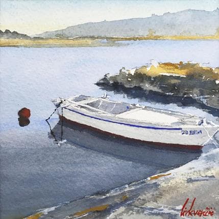 Painting Old boat 1 by Cirkvencic Tihomir | Painting Figurative Watercolor Marine