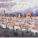 Gemälde An Italian morning von Dandapat Swarup | Gemälde Figurativ Landschaften Urban Aquarell