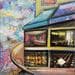 Painting Restaurants by Aud C | Painting Figurative Urban